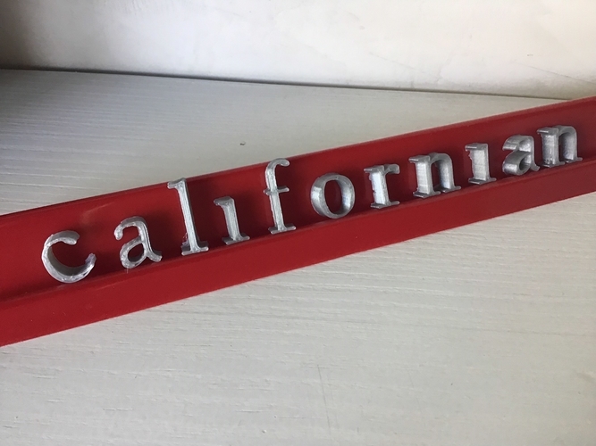 CALIFORNIAN font uppercase and lowercase 3D letters STL file 3D Print 248400 CALIFORNIAN font uppercase and lowercase 3D letters STL file 3D Print 248400