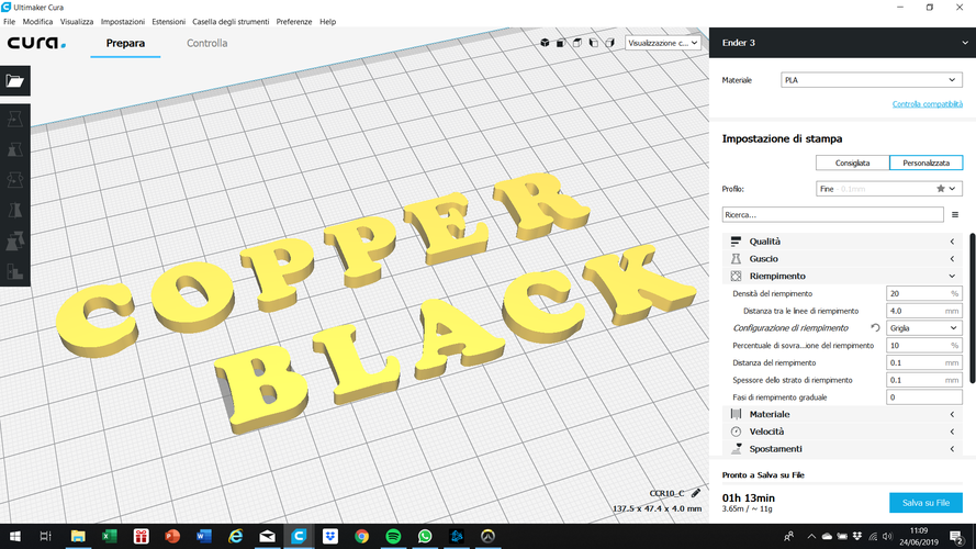 COPPER BLACK font uppercase and lowercase 3D letters STL file 3D 3D Print 248404 COPPER BLACK font uppercase and lowercase 3D letters STL file 3D 3D Print 248404