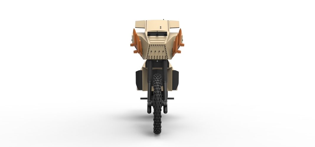 Diecast model Military bike from Megaforce 1982 Scale 1:12 3D Print 248430 Diecast model Military bike from Megaforce 1982 Scale 1:12 3D Print 248430
