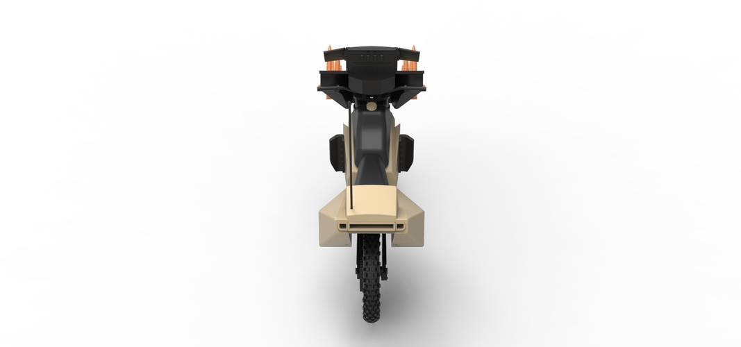 Diecast model Military bike from Megaforce 1982 Scale 1:12 3D Print 248436 Diecast model Military bike from Megaforce 1982 Scale 1:12 3D Print 248436