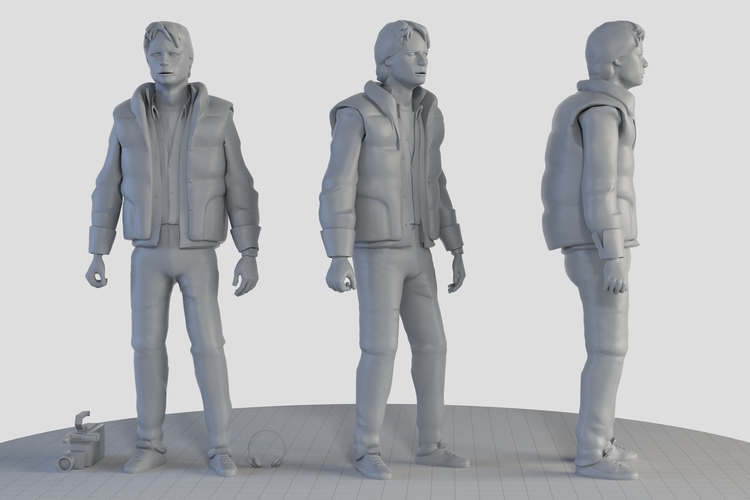 Marty McFly HQ 3Dprint 1-8 Scale 3D print model 3D Print 248547 Marty McFly HQ 3Dprint 1-8 Scale 3D print model 3D Print 248547