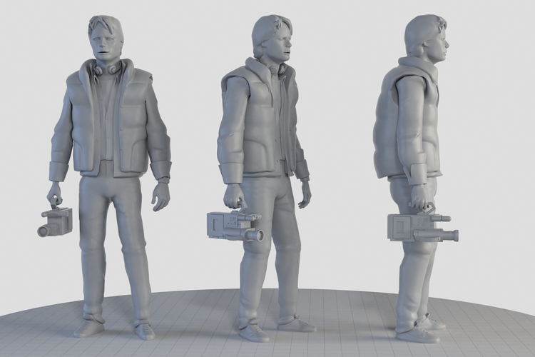 Marty McFly HQ 3Dprint 1-8 Scale 3D print model 3D Print 248548 Marty McFly HQ 3Dprint 1-8 Scale 3D print model 3D Print 248548