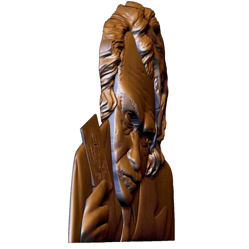 Joker 3d model bas relief - for cnc router or 3D printing 3D Print 248711 Joker 3d model bas relief - for cnc router or 3D printing 3D Print 248711