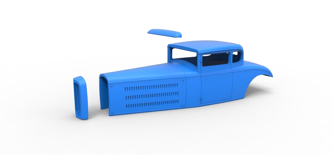 Diecast shell model for Hot rod Scale 1 to 24 3D Print 248895 Diecast shell model for Hot rod Scale 1 to 24 3D Print 248895