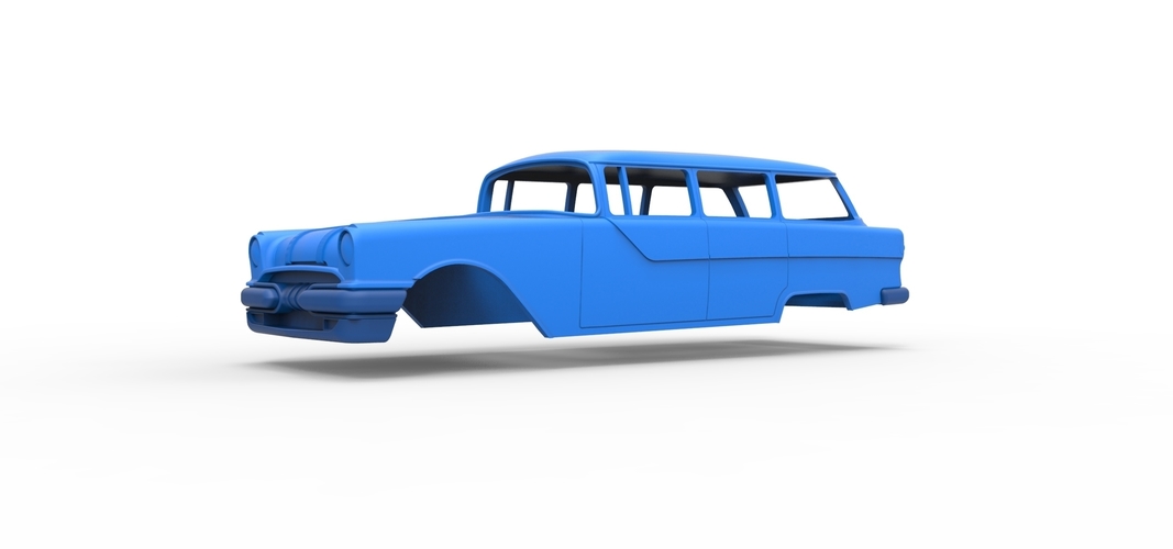 Diecast shell Pontiac Chieftain 1955 Scale 1 to 24 3D Print 249000 Diecast shell Pontiac Chieftain 1955 Scale 1 to 24 3D Print 249000