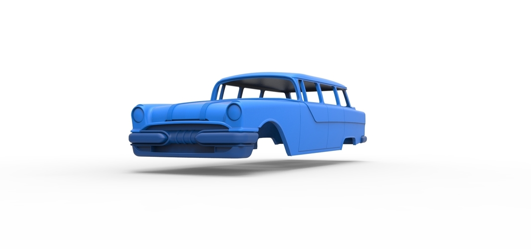 Diecast shell Pontiac Chieftain 1955 Scale 1 to 24 3D Print 249002 Diecast shell Pontiac Chieftain 1955 Scale 1 to 24 3D Print 249002