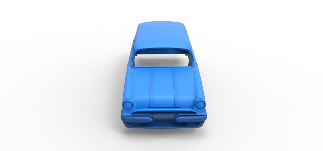 Diecast shell Pontiac Chieftain 1955 Scale 1 to 24 3D Print 249003 Diecast shell Pontiac Chieftain 1955 Scale 1 to 24 3D Print 249003