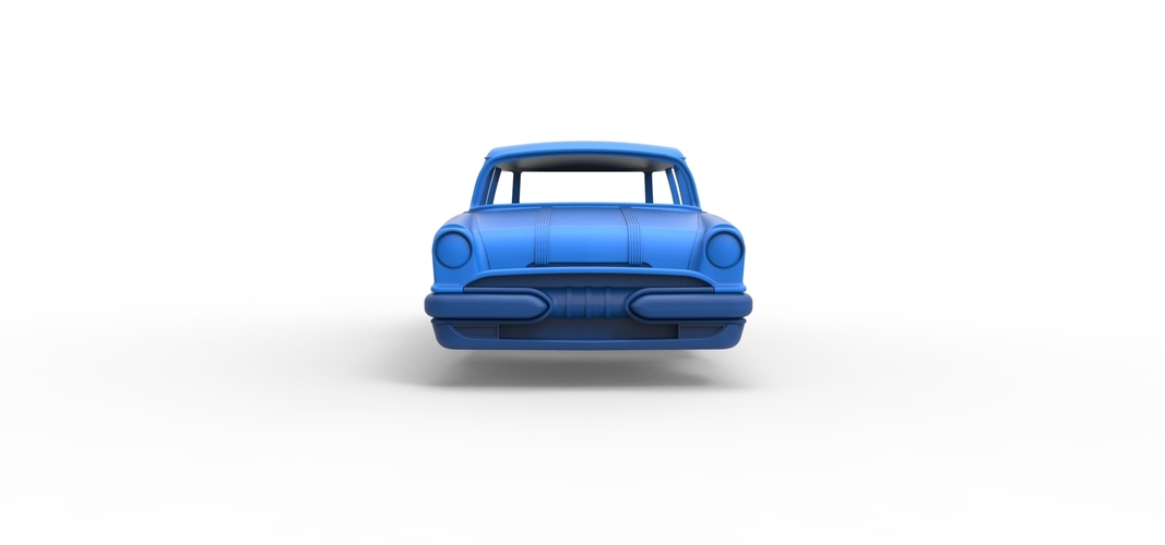 Diecast shell Pontiac Chieftain 1955 Scale 1 to 24 3D Print 249004 Diecast shell Pontiac Chieftain 1955 Scale 1 to 24 3D Print 249004