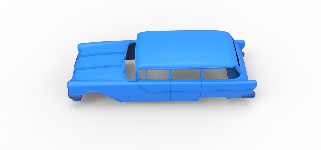 Diecast shell Pontiac Chieftain 1955 Scale 1 to 24 3D Print 249006 Diecast shell Pontiac Chieftain 1955 Scale 1 to 24 3D Print 249006