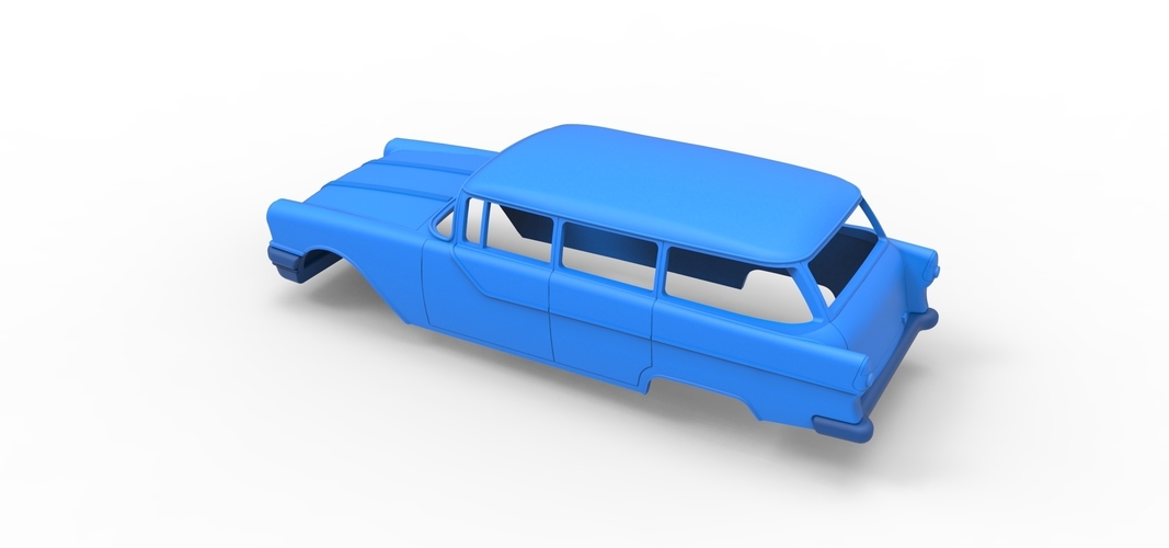 Diecast shell Pontiac Chieftain 1955 Scale 1 to 24 3D Print 249008 Diecast shell Pontiac Chieftain 1955 Scale 1 to 24 3D Print 249008