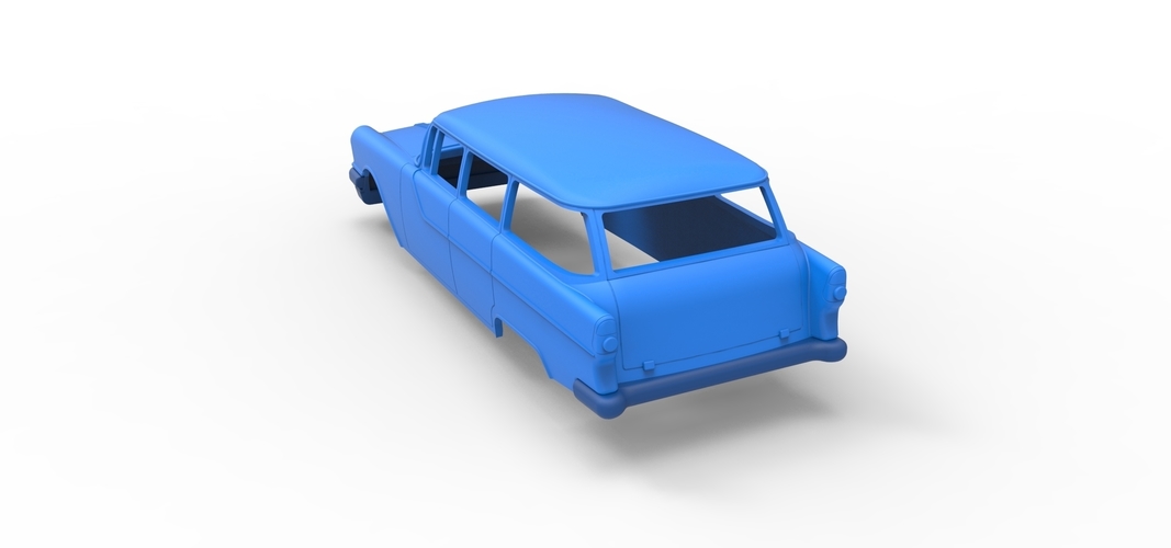 Diecast shell Pontiac Chieftain 1955 Scale 1 to 24 3D Print 249010 Diecast shell Pontiac Chieftain 1955 Scale 1 to 24 3D Print 249010