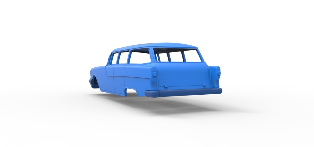 Diecast shell Pontiac Chieftain 1955 Scale 1 to 24 3D Print 249011 Diecast shell Pontiac Chieftain 1955 Scale 1 to 24 3D Print 249011