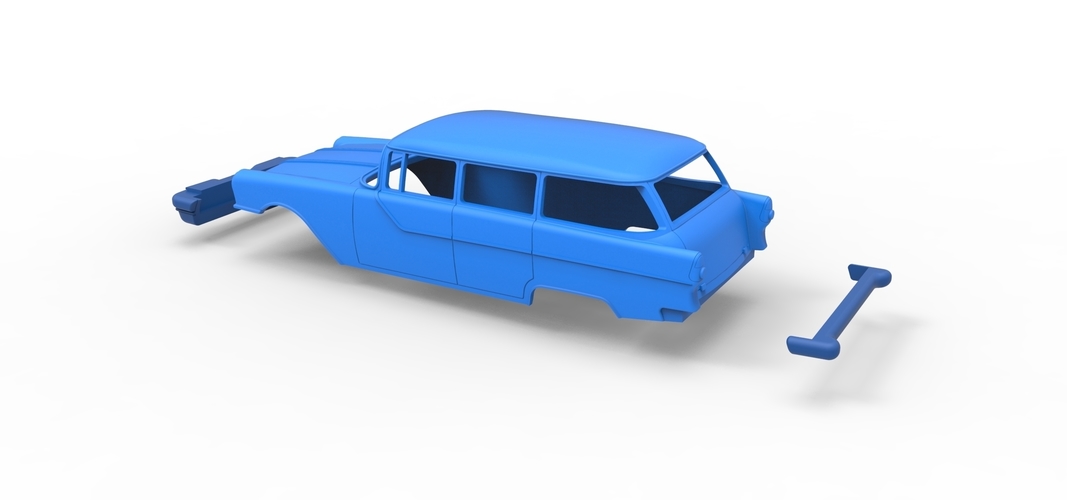 Diecast shell Pontiac Chieftain 1955 Scale 1 to 24 3D Print 249016 Diecast shell Pontiac Chieftain 1955 Scale 1 to 24 3D Print 249016