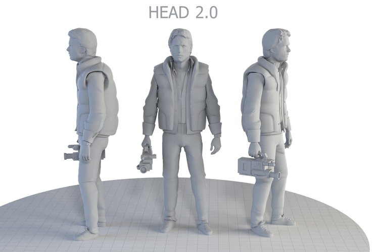 Marty McFly HQ 3Dprint 1-8 Scale 3D print model 3D Print 249023 Marty McFly HQ 3Dprint 1-8 Scale 3D print model 3D Print 249023