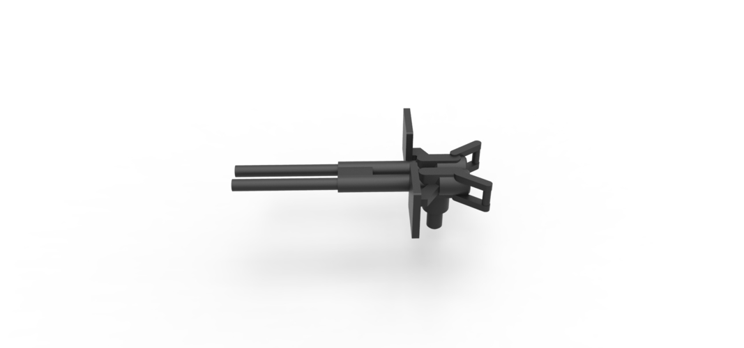 Diecast model Gun machine Scale 1 to 24 3D Print 249048 Diecast model Gun machine Scale 1 to 24 3D Print 249048