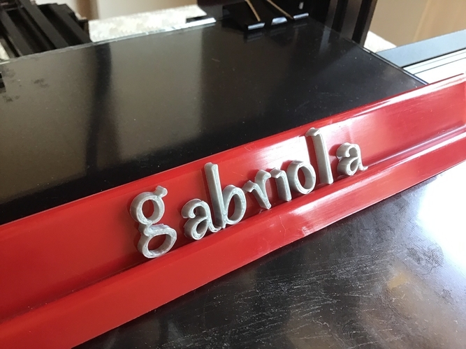 GABRIOLA font uppercase and lowercase 3D letters STL file 3D Print 249075 GABRIOLA font uppercase and lowercase 3D letters STL file 3D Print 249075