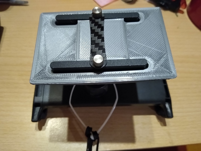 Adapt a Parrot Anafi Tablet Holder on Hubsan Zino -Adapter 3D Print 249208 Adapt a Parrot Anafi Tablet Holder on Hubsan Zino -Adapter 3D Print 249208