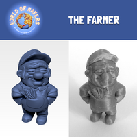 Small "The Farmer" from the World of Makers series 3D Printing 24924