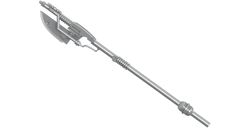 1/6 Scale ROTJ Leia or Lando Vibro Blade Staff 3D Print 249289 1/6 Scale ROTJ Leia or Lando Vibro Blade Staff 3D Print 249289