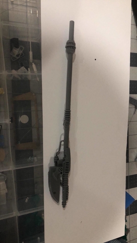 1/6 Scale ROTJ Leia or Lando Vibro Blade Staff 3D Print 249293 1/6 Scale ROTJ Leia or Lando Vibro Blade Staff 3D Print 249293