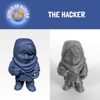 Small "The Hacker" from the World of Makers series 3D Printing 24950