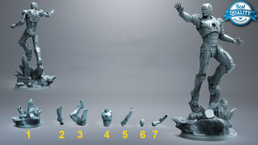 IronMan Mark42 -Avengers 3D Print 249512 IronMan Mark42 -Avengers 3D Print 249512