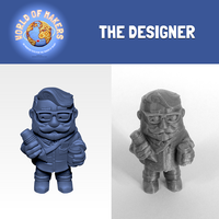 Small "The Designer" from the World of Makers series 3D Printing 24953