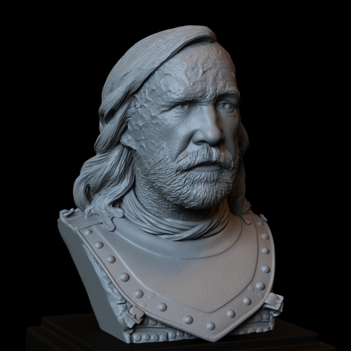 Sandor Clegane aka The Hound #GameOfThrones bust portrait 3D Print 249593 Sandor Clegane aka The Hound #GameOfThrones bust portrait 3D Print 249593