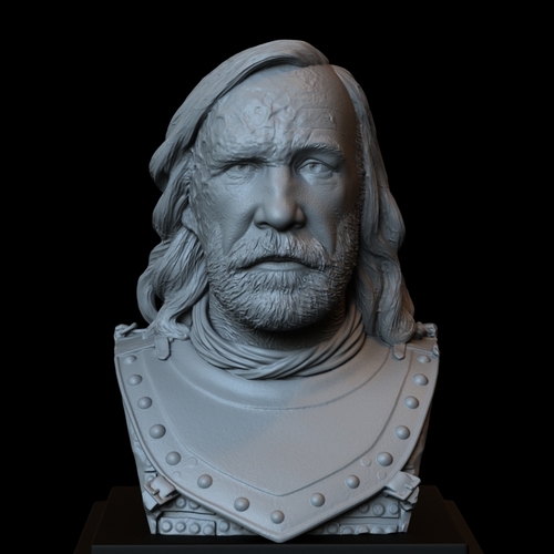 Sandor Clegane aka The Hound #GameOfThrones bust portrait 3D Print 249594 Sandor Clegane aka The Hound #GameOfThrones bust portrait 3D Print 249594
