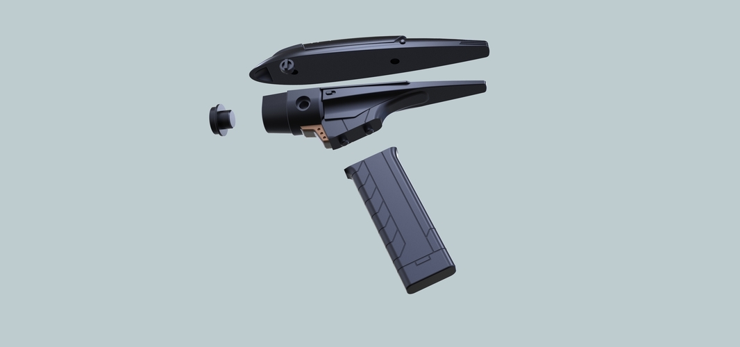 Phaser from Star Trek Discovery Section 31 3D Print 249739 Phaser from Star Trek Discovery Section 31 3D Print 249739
