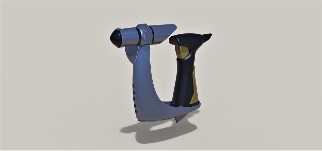 Plasma Compression Pistol from Star Trek Insurrection 3D Print 249763 Plasma Compression Pistol from Star Trek Insurrection 3D Print 249763