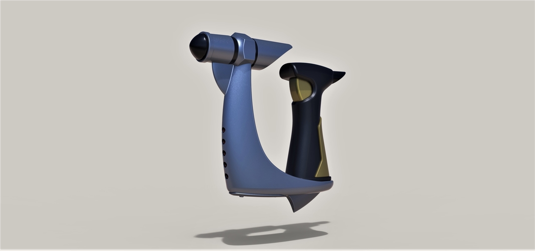 Plasma Compression Pistol from Star Trek Insurrection 3D Print 249764 Plasma Compression Pistol from Star Trek Insurrection 3D Print 249764