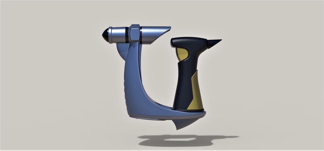Plasma Compression Pistol from Star Trek Insurrection 3D Print 249768 Plasma Compression Pistol from Star Trek Insurrection 3D Print 249768