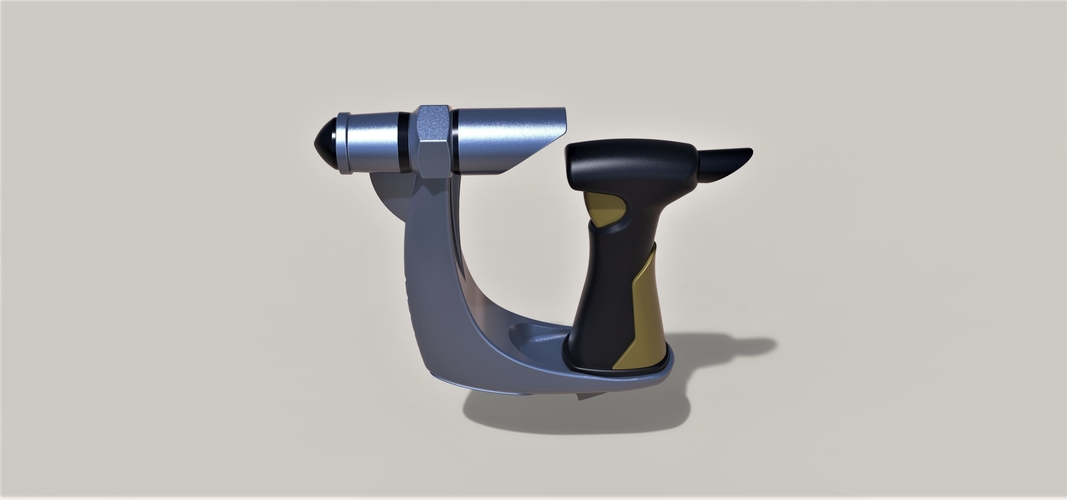 Plasma Compression Pistol from Star Trek Insurrection 3D Print 249769 Plasma Compression Pistol from Star Trek Insurrection 3D Print 249769