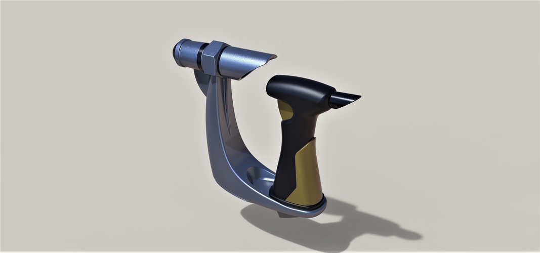 Plasma Compression Pistol from Star Trek Insurrection 3D Print 249771 Plasma Compression Pistol from Star Trek Insurrection 3D Print 249771