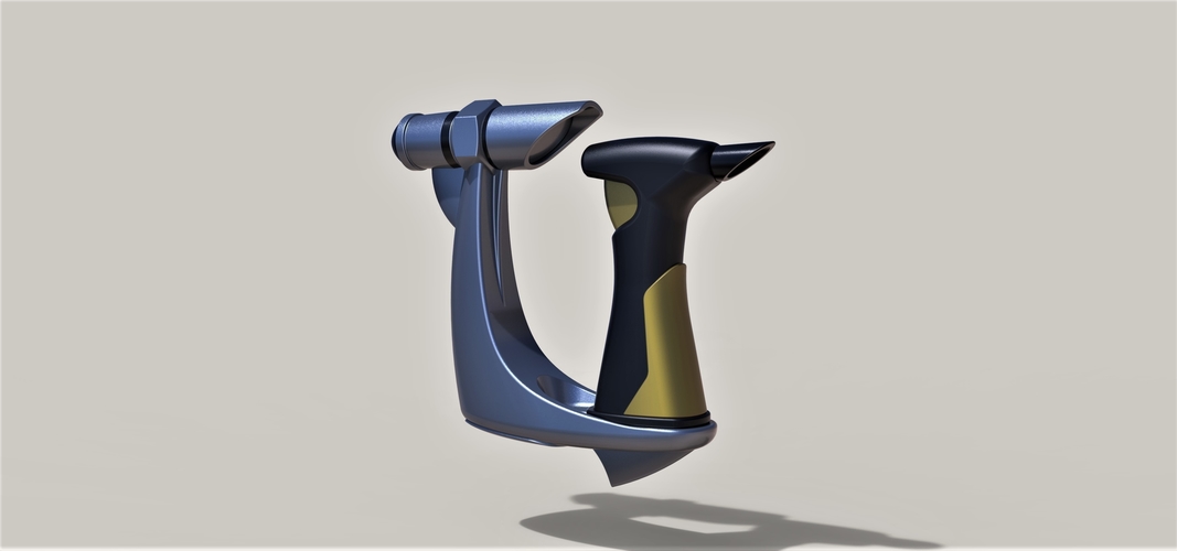 Plasma Compression Pistol from Star Trek Insurrection 3D Print 249772 Plasma Compression Pistol from Star Trek Insurrection 3D Print 249772