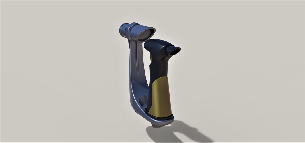 Plasma Compression Pistol from Star Trek Insurrection 3D Print 249773 Plasma Compression Pistol from Star Trek Insurrection 3D Print 249773