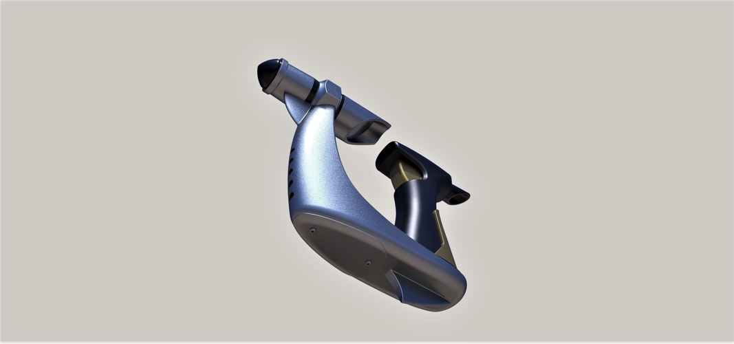 Plasma Compression Pistol from Star Trek Insurrection 3D Print 249776 Plasma Compression Pistol from Star Trek Insurrection 3D Print 249776