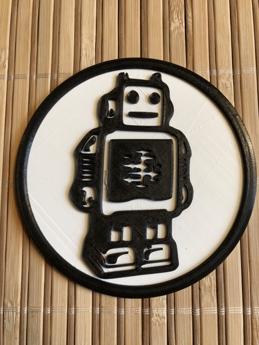 Coaster robot 3D Print 249932 Coaster robot 3D Print 249932
