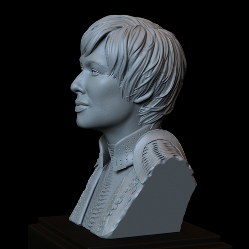 Cersei Lannister of Game of Thrones, portrait, bust, 200 mm tall 3D Print 250100 Cersei Lannister of Game of Thrones, portrait, bust, 200 mm tall 3D Print 250100