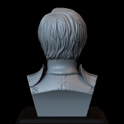 Cersei Lannister of Game of Thrones, portrait, bust, 200 mm tall 3D Print 250101 Cersei Lannister of Game of Thrones, portrait, bust, 200 mm tall 3D Print 250101