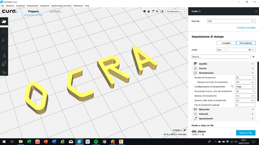 OCRA font uppercase and lowercase 3D letters STL file 3D Print 250151 OCRA font uppercase and lowercase 3D letters STL file 3D Print 250151