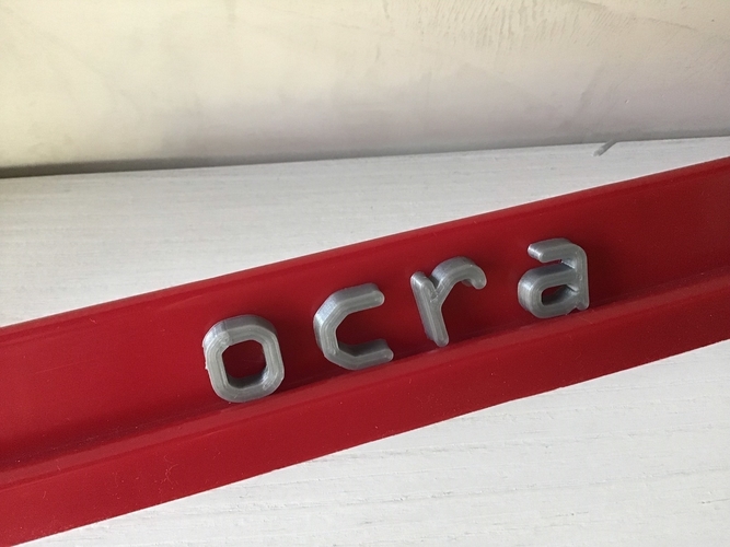 OCRA font uppercase and lowercase 3D letters STL file 3D Print 250155 OCRA font uppercase and lowercase 3D letters STL file 3D Print 250155