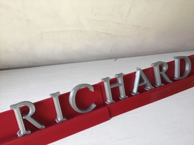 POOR RICHARD font uppercase and lowercase 3D letters STL file 3D Print 250158 POOR RICHARD font uppercase and lowercase 3D letters STL file 3D Print 250158