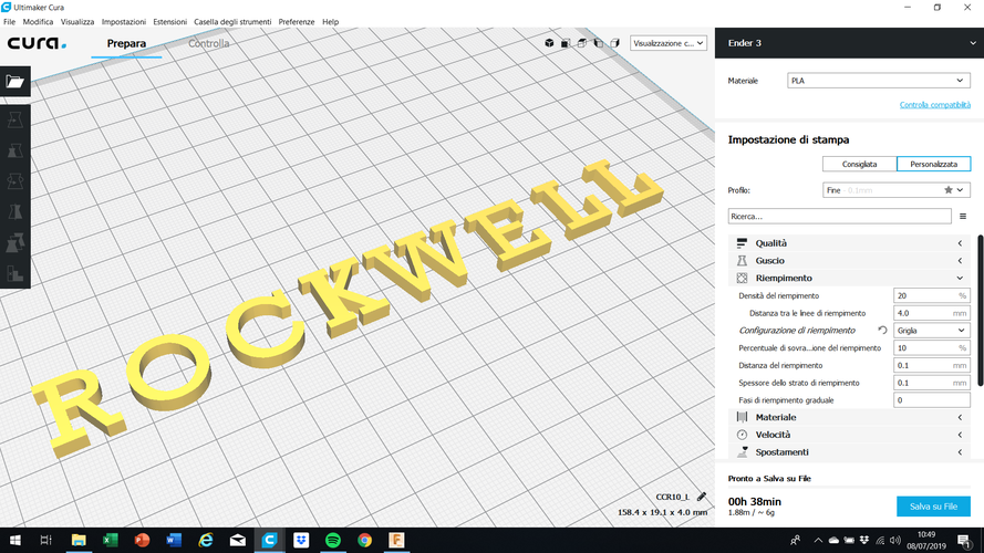 ROCKWELL font uppercase and lowercase 3D letters STL file 3D Print 250165 ROCKWELL font uppercase and lowercase 3D letters STL file 3D Print 250165