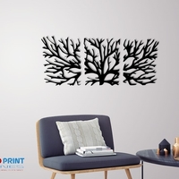 Small WALL TREE BRANCHES  3D Printing 250187