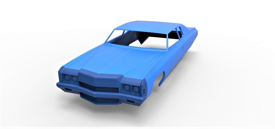 Diecast shell Chevrolet Impala 1972 Scale 1 to 20 3D Print 250478 Diecast shell Chevrolet Impala 1972 Scale 1 to 20 3D Print 250478