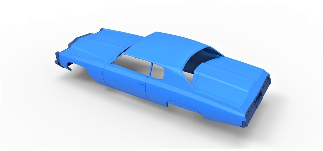 Diecast shell Chevrolet Impala 1972 Scale 1 to 20 3D Print 250485 Diecast shell Chevrolet Impala 1972 Scale 1 to 20 3D Print 250485