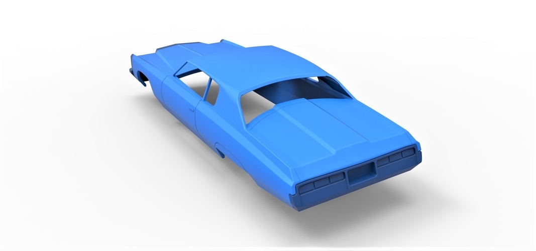 Diecast shell Chevrolet Impala 1972 Scale 1 to 20 3D Print 250487 Diecast shell Chevrolet Impala 1972 Scale 1 to 20 3D Print 250487
