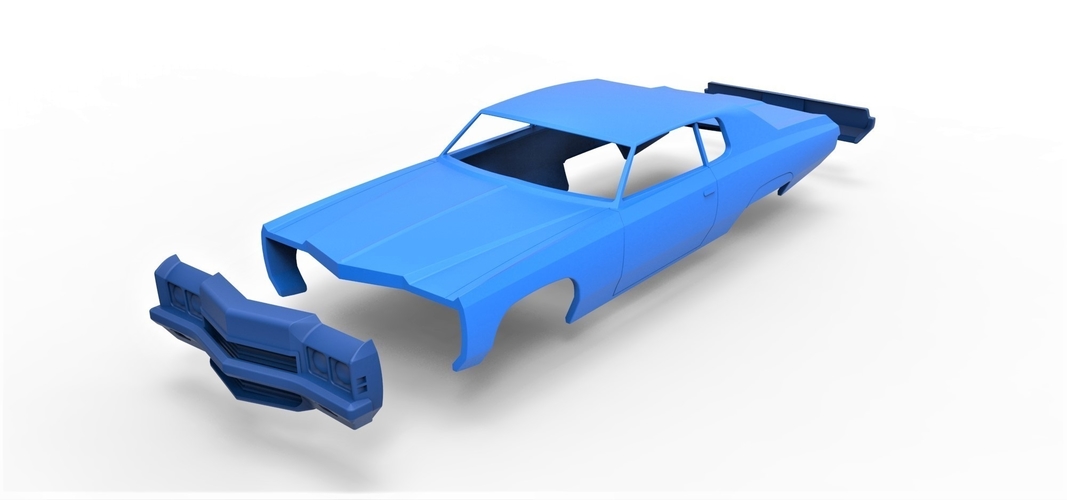 Diecast shell Chevrolet Impala 1972 Scale 1 to 20 3D Print 250492 Diecast shell Chevrolet Impala 1972 Scale 1 to 20 3D Print 250492